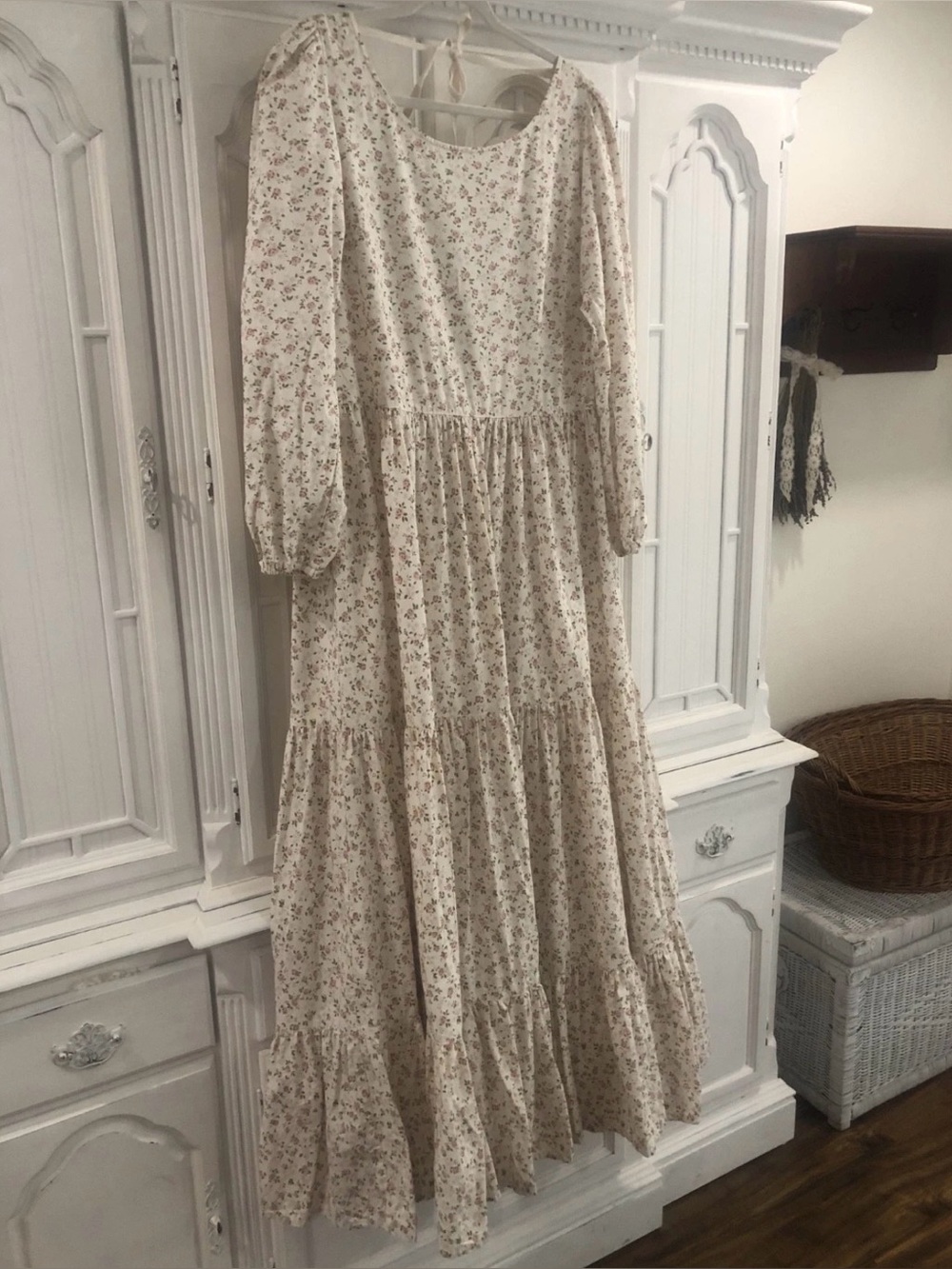 NWOT Boyish x Free People “August” Tiered Cotton Maxi Dress - Picture 4 of 9
